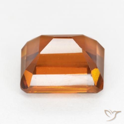 Hessonite Garnet Gemstone in 8 x 6 mm (calibrated) Size for Sale, Hessonite Garnet Stone in Reddish Orange Color