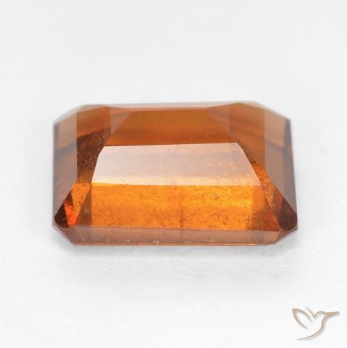 Hessonite Garnet Gemstone in 8 x 6 mm (calibrated) Size for Sale, Hessonite Garnet Stone in Deep Orange Color