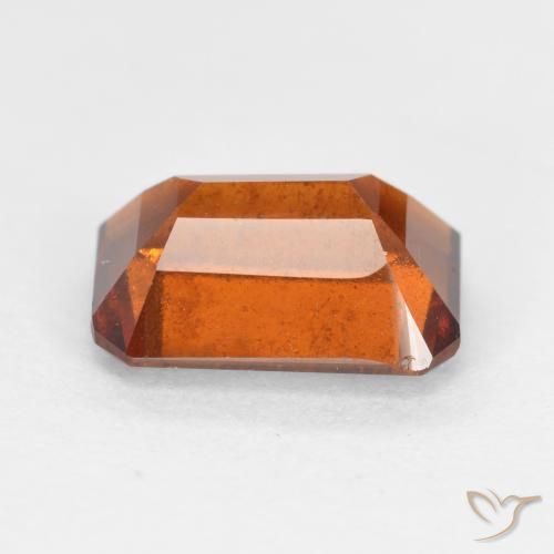 Hessonite Garnet Gemstone in 8.5 x 6.1 mm Size for Sale, Hessonite Garnet Stone in Deep Orange Color