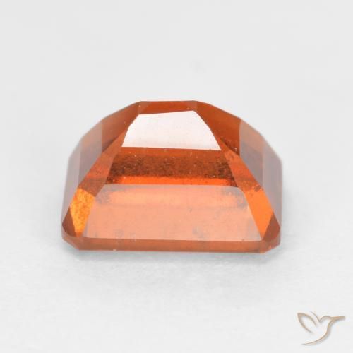 Hessonite Garnet Gemstone in 8 x 6 mm (calibrated) Size for Sale, Hessonite Garnet Stone in Medium Orange Color