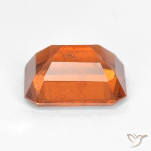 Hessonite Garnet Gemstone in 8.5 x 6.7 mm Size for Sale, Hessonite Garnet Stone in Deep Orange Color