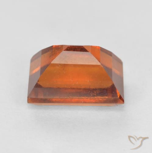 Hessonite Garnet Gemstone in 7 x 5 mm (calibrated) Size for Sale, Hessonite Garnet Stone in Medium-Dark Orange Color