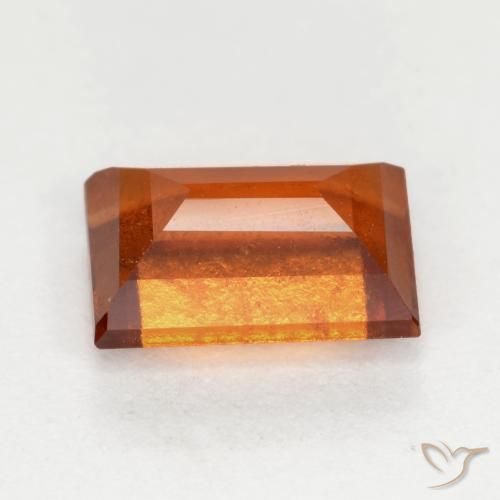 Hessonite Garnet Gemstone in 7 x 5 mm (calibrated) Size for Sale, Hessonite Garnet Stone in Deep Orange Color