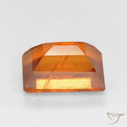 Hessonite Garnet Gemstone in 7 x 5 mm (calibrated) Size for Sale, Hessonite Garnet Stone in Medium Orange Color