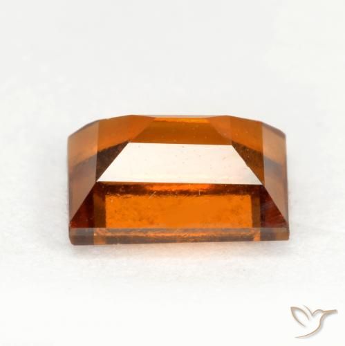 Hessonite Garnet Gemstone in 7 x 5 mm (calibrated) Size for Sale, Hessonite Garnet Stone in Medium-Dark Orange Color