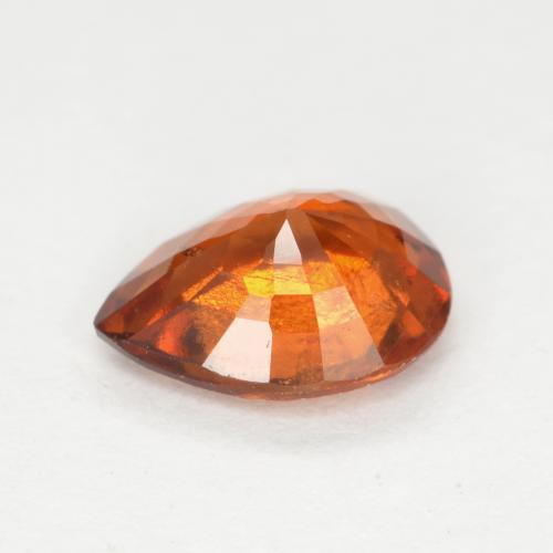 Hessonite Garnet Gemstone in 7.3 x 5.5 mm Size for Sale, Hessonite Garnet Stone in Fire Orange Color