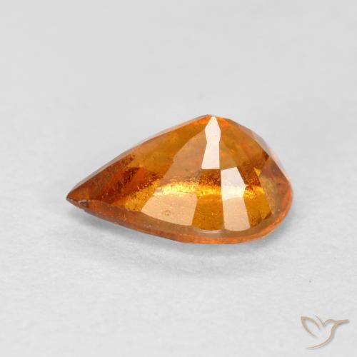 Hessonite Garnet Gemstone in 7 x 5 mm (calibrated) Size for Sale, Hessonite Garnet Stone in Bright Orange Color