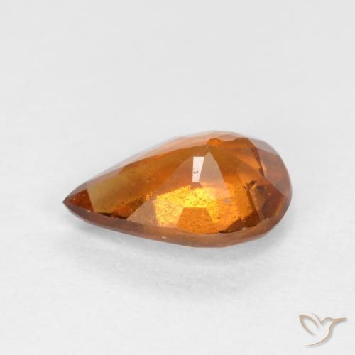 Hessonite Garnet Gemstone in 7 x 5 mm (calibrated) Size for Sale, Hessonite Garnet Stone in Deep Orange Color