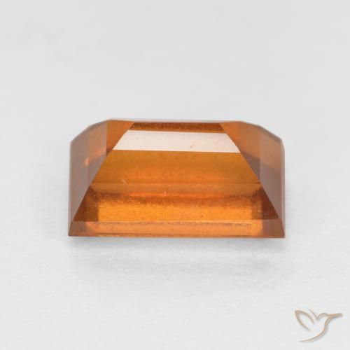 Hessonite Garnet Gemstone in 7.5 x 4.8 mm Size for Sale, Hessonite Garnet Stone in Deep Orange Color