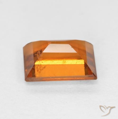 Hessonite Garnet Gemstone in 7 x 4.8 mm Size for Sale, Hessonite Garnet Stone in Yellowish Orange Color
