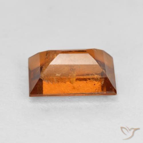 Hessonite Garnet Gemstone in 7.4 x 5.2 mm Size for Sale, Hessonite Garnet Stone in Fire Orange Color