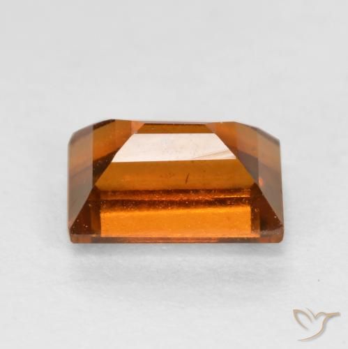 Hessonite Garnet Gemstone in 7 x 5 mm (calibrated) Size for Sale, Hessonite Garnet Stone in Medium Orange Color