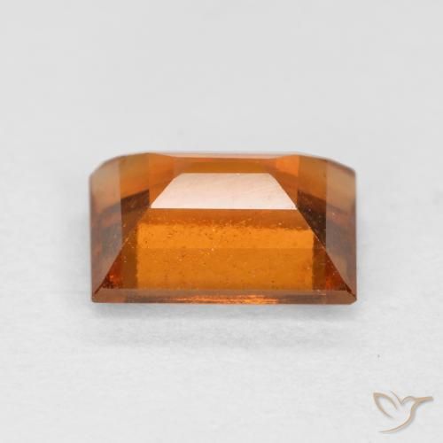 Hessonite Garnet Gemstone in 7 x 5 mm (calibrated) Size for Sale, Hessonite Garnet Stone in Medium Orange Color