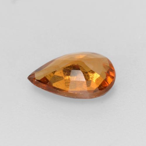 Hessonite Garnet Gemstone in 6.6 x 4.8 mm Size for Sale, Hessonite Garnet Stone in Yellowish Orange Color