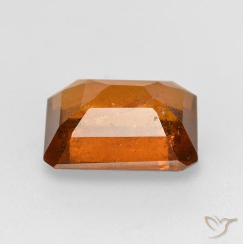 Hessonite Garnet Gemstone in 8 x 6 mm (calibrated) Size for Sale, Hessonite Garnet Stone in Amber Orange Color