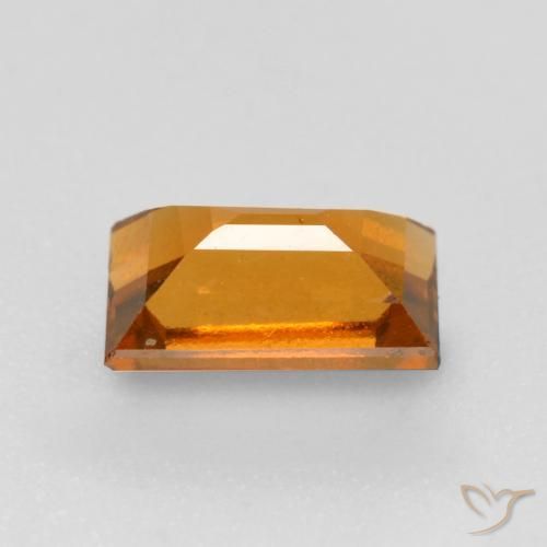 Hessonite Garnet Gemstone in 6.1 x 3.8 mm Size for Sale, Hessonite Garnet Stone in Brownish Orange Color