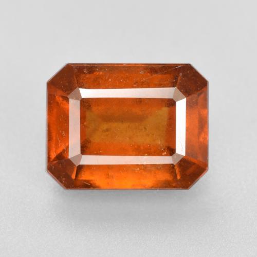 Fire Orange Granato essonite Gem - 2.8ct Sfaccettatura ottagonale (ID: 559008)