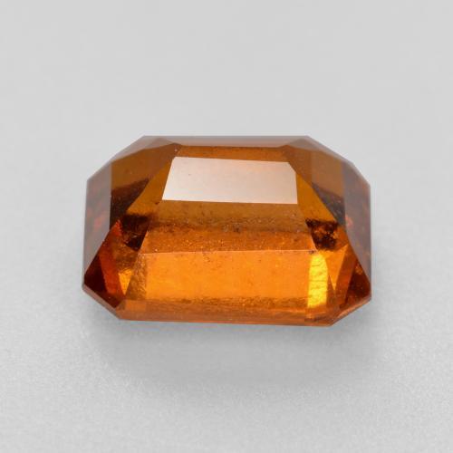Hessonite Garnet Gemstone in 9 x 7 mm (calibrated) Size for Sale, Hessonite Garnet Stone in Medium-Dark Orange Color