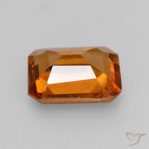 Hessonite Garnet Gemstone in 9 x 7 mm (calibrated) Size for Sale, Hessonite Garnet Stone in Deep Orange Color