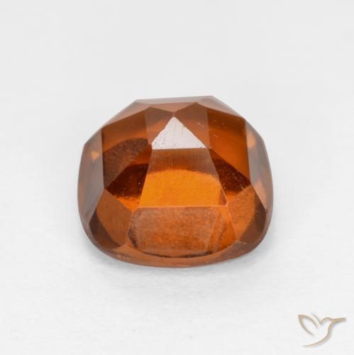 Hessonite Garnet Gemstone in 7 x 7 mm (calibrated) Size for Sale, Hessonite Garnet Stone in Fire Orange Color