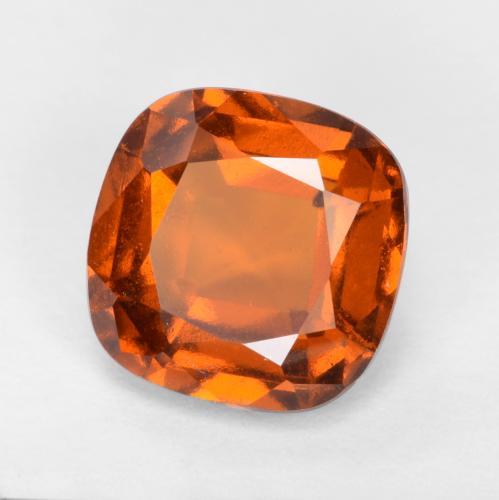 1.98 ct Orange Hessonite Garnet Stone, Natural Hessonite Garnet in Cushion-Cut Shape for Sale