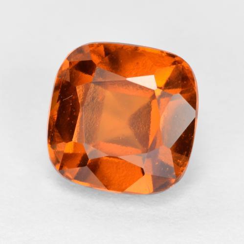 2.18 ct Orange Hessonite Garnet Stone, Natural Hessonite Garnet in Cushion-Cut Shape for Sale