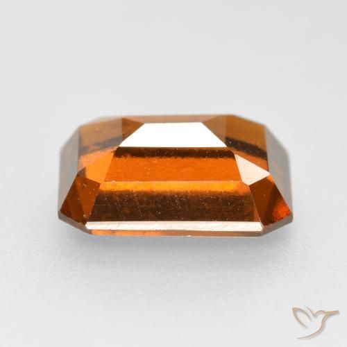 Hessonite Garnet Gemstone in 9 x 7 mm (calibrated) Size for Sale, Hessonite Garnet Stone in Deep Orange Color