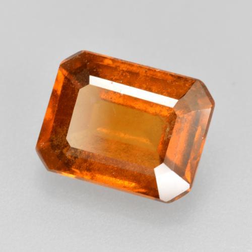 Naranja oscuro medio Granate Hesonita Gema - 2.8ct Forma octagonal (ID: 559196)