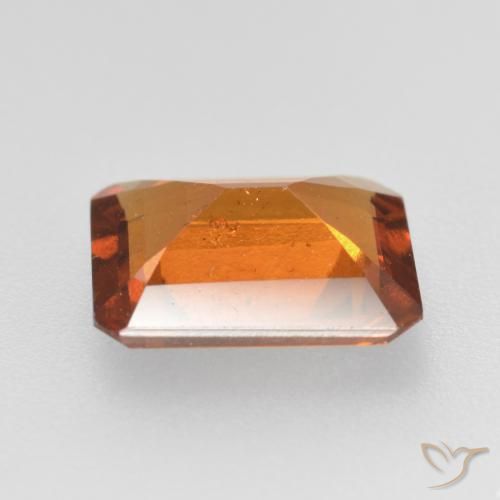 Hessonite Garnet Gemstone in 9 x 7 mm (calibrated) Size for Sale, Hessonite Garnet Stone in Medium Orange Color