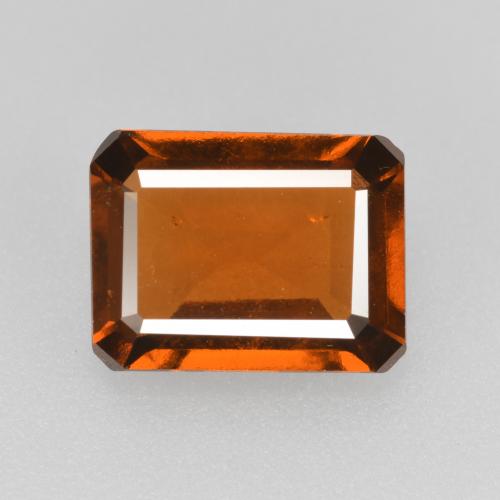 Medium Orange Hessonite Garnet Gem - 2.2ct Octagon Facet (ID: 559200)
