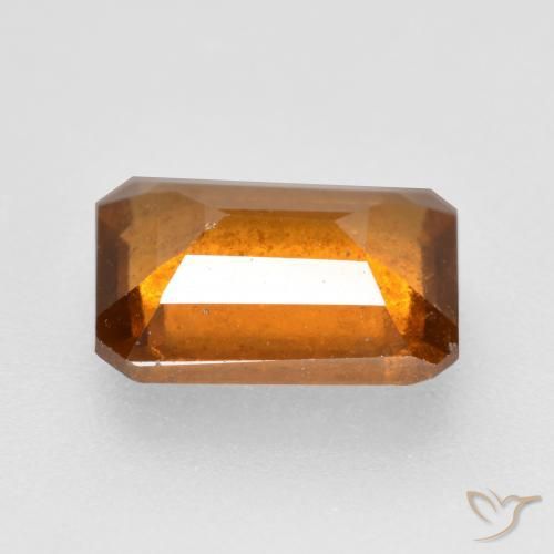 Hessonite Garnet Gemstone in 9 x 7 mm (calibrated) Size for Sale, Hessonite Garnet Stone in Deep Orange Color