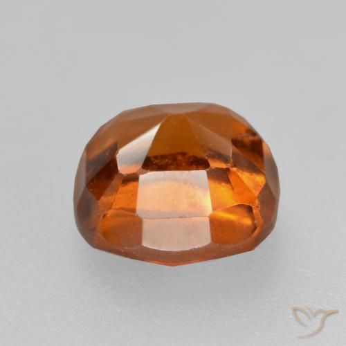 Hessonite Garnet Gemstone in 7 x 7 mm (calibrated) Size for Sale, Hessonite Garnet Stone in Medium Orange Color
