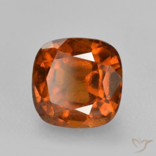 2.16 ct Orange Hessonite Garnet Stone, Natural Hessonite Garnet in Cushion-Cut Shape for Sale