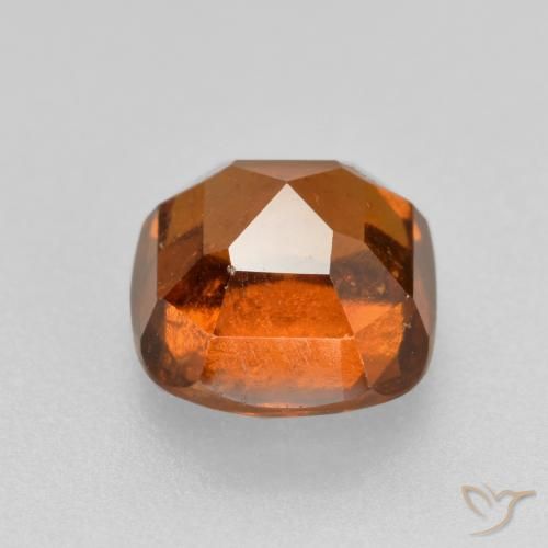 Hessonite Garnet Gemstone in 7 x 7 mm (calibrated) Size for Sale, Hessonite Garnet Stone in Deep Orange Color