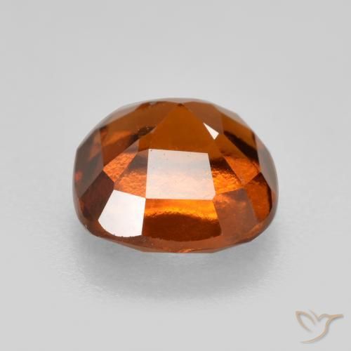 Hessonite Garnet Gemstone in 7 x 7 mm (calibrated) Size for Sale, Hessonite Garnet Stone in Fire Orange Color