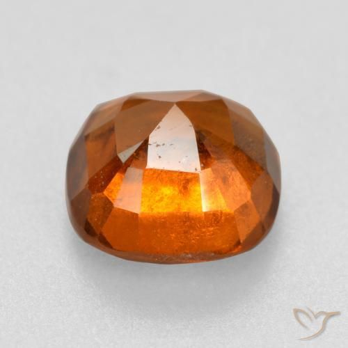 Hessonite Garnet Gemstone in 7 x 7 mm (calibrated) Size for Sale, Hessonite Garnet Stone in Fire Orange Color