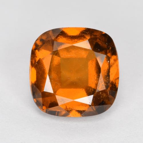 tieforange Hessonit-Granat Edelstein - 1.8ct Kissenschliff (ID: 559512)