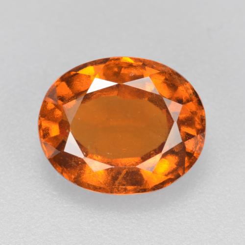 Naranja medio Granate Hesonita Gema - 2.8ct Forma ovalada (ID: 560067)