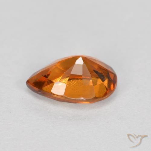 Hessonite Garnet Gemstone in 7 x 5 mm (calibrated) Size for Sale, Hessonite Garnet Stone in Deep Orange Color