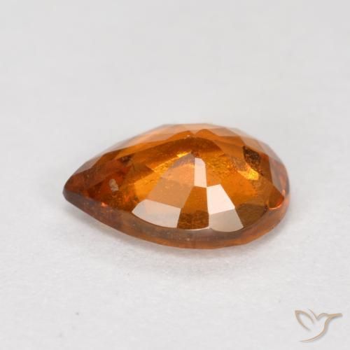 Hessonite Garnet Gemstone in 7 x 5 mm (calibrated) Size for Sale, Hessonite Garnet Stone in Deep Orange Color