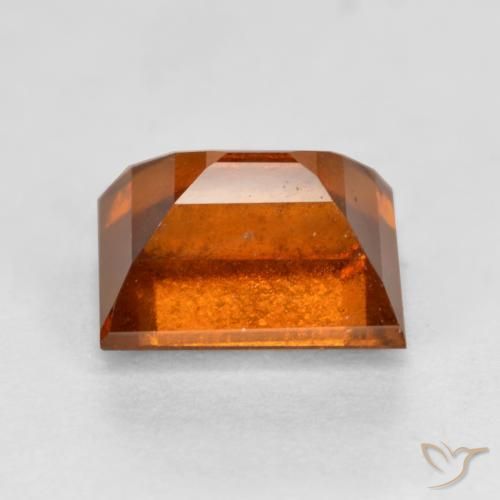 Hessonite Garnet Gemstone in 7.3 x 5.8 mm Size for Sale, Hessonite Garnet Stone in Amber Orange Color