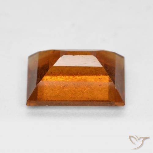 Hessonite Garnet Gemstone in 8 x 6 mm (calibrated) Size for Sale, Hessonite Garnet Stone in Deep Orange Color
