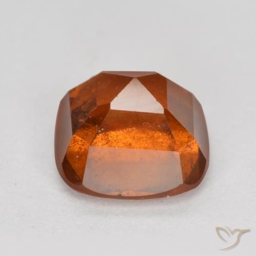 Hessonite Garnet Gemstone in 7 x 7 mm (calibrated) Size for Sale, Hessonite Garnet Stone in Medium Orange Color