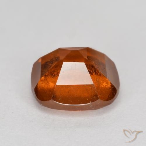 Hessonite Garnet Gemstone in 7 x 7 mm (calibrated) Size for Sale, Hessonite Garnet Stone in Amber Orange Color