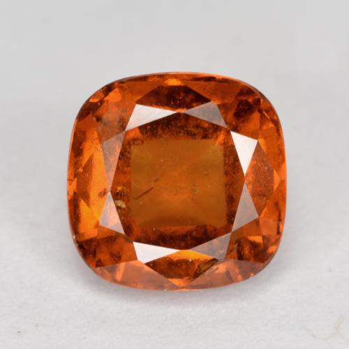 Naranja fuego Granate Hesonita Gema - 2.1ct Corte en Forma Cojín (ID: 565518)