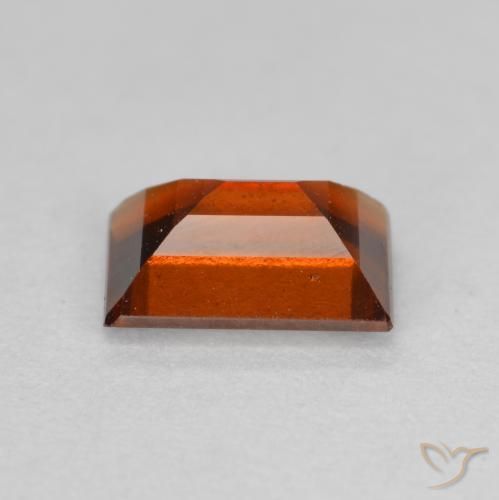 Hessonite Garnet Gemstone in 6.5 x 4.7 mm Size for Sale, Hessonite Garnet Stone in Deep Orange Color