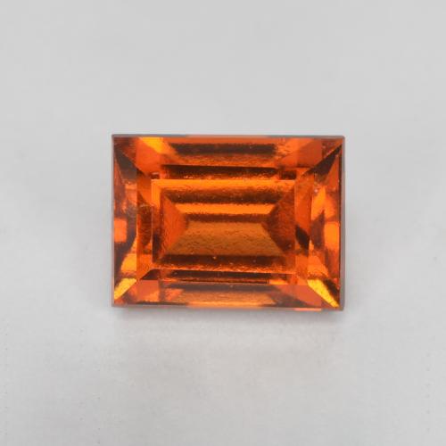Amber Orange Гранат Гессонит Камень - 1ct Фасетная Огранка Багет (ID: 565669)