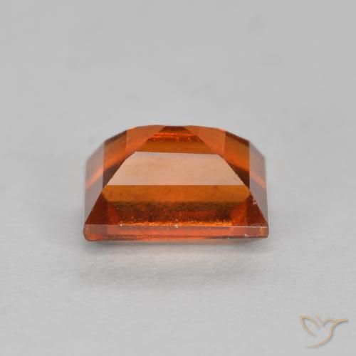 Hessonite Garnet Gemstone in 5.8 x 4.3 mm Size for Sale, Hessonite Garnet Stone in Reddish Orange Color