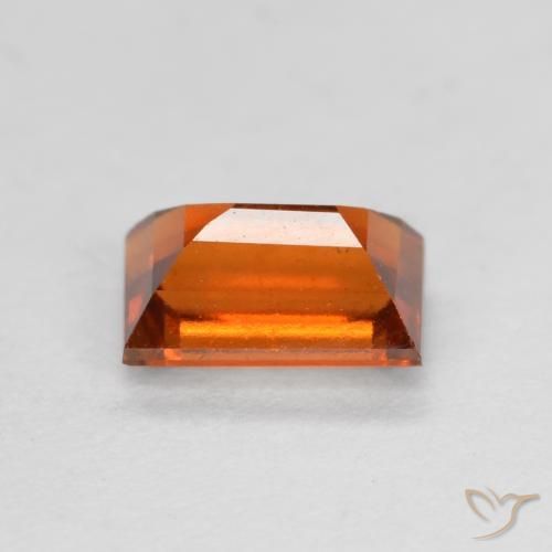 Hessonite Garnet Gemstone in 6 x 4 mm (calibrated) Size for Sale, Hessonite Garnet Stone in Deep Orange Color