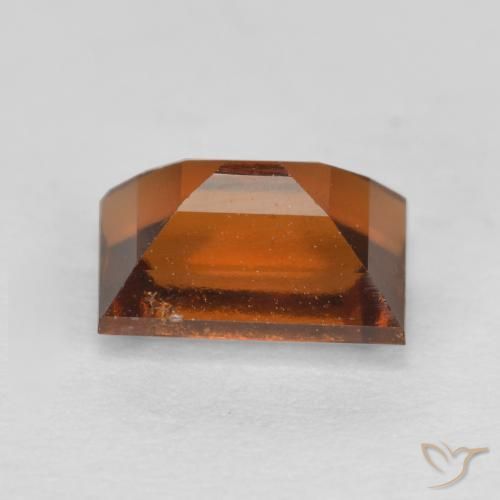 Hessonite Garnet Gemstone in 6.5 x 4.5 mm Size for Sale, Hessonite Garnet Stone in Deep Orange Color